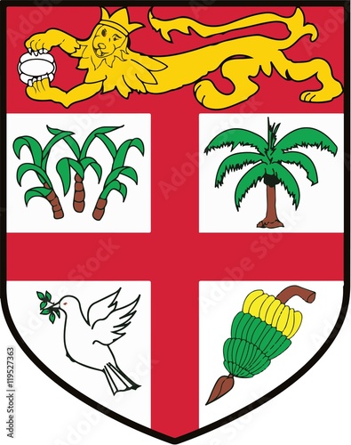 Fiji Coat of arm 