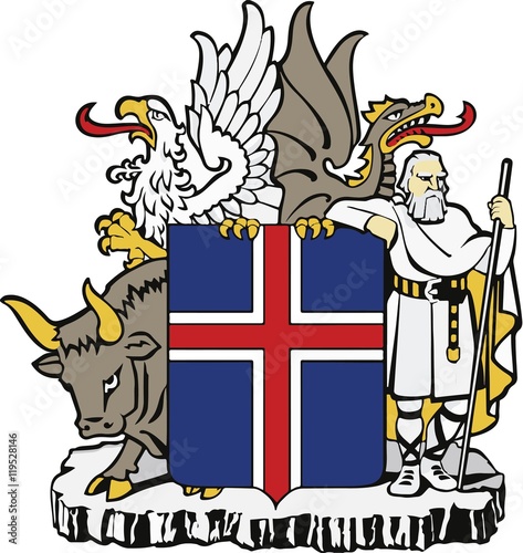 Iceland Coat of arm 