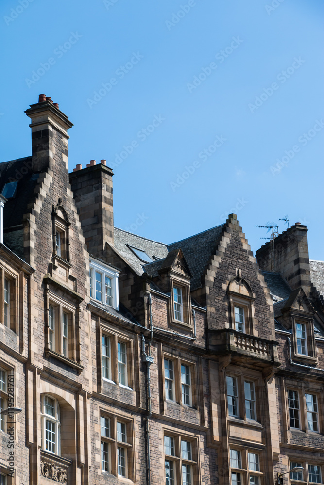 Häuserfront, Edinburgh, Schottland