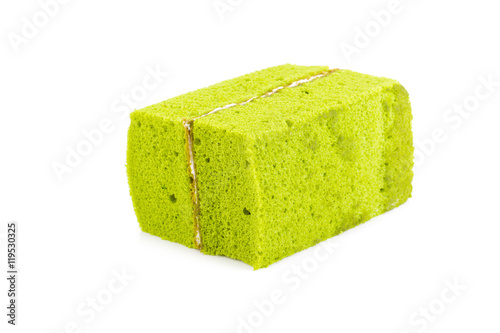 Plakat green tea chiffon cake