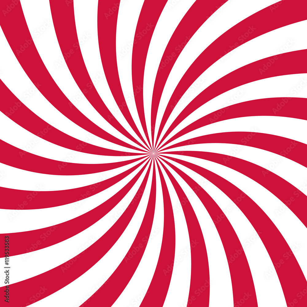 Fototapeta premium Swirling radial pattern background. Vector illustration