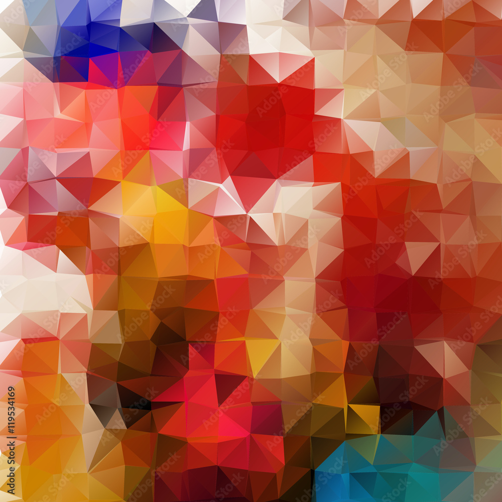 Obraz premium Abstract 2D mosaic triangle geometric background