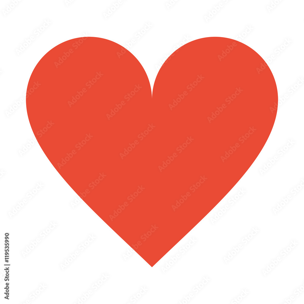 heart shape love passion romantic icon. Flat and isolated design. Vector illustration heart shape love passion romantic icon. Flat and isolated design. Vector illustration