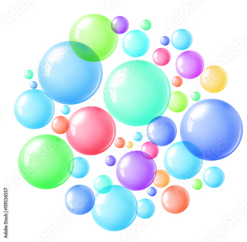 Bunte Seifenblasen
