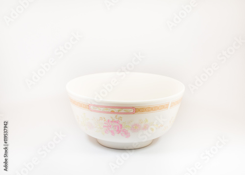 White bowl