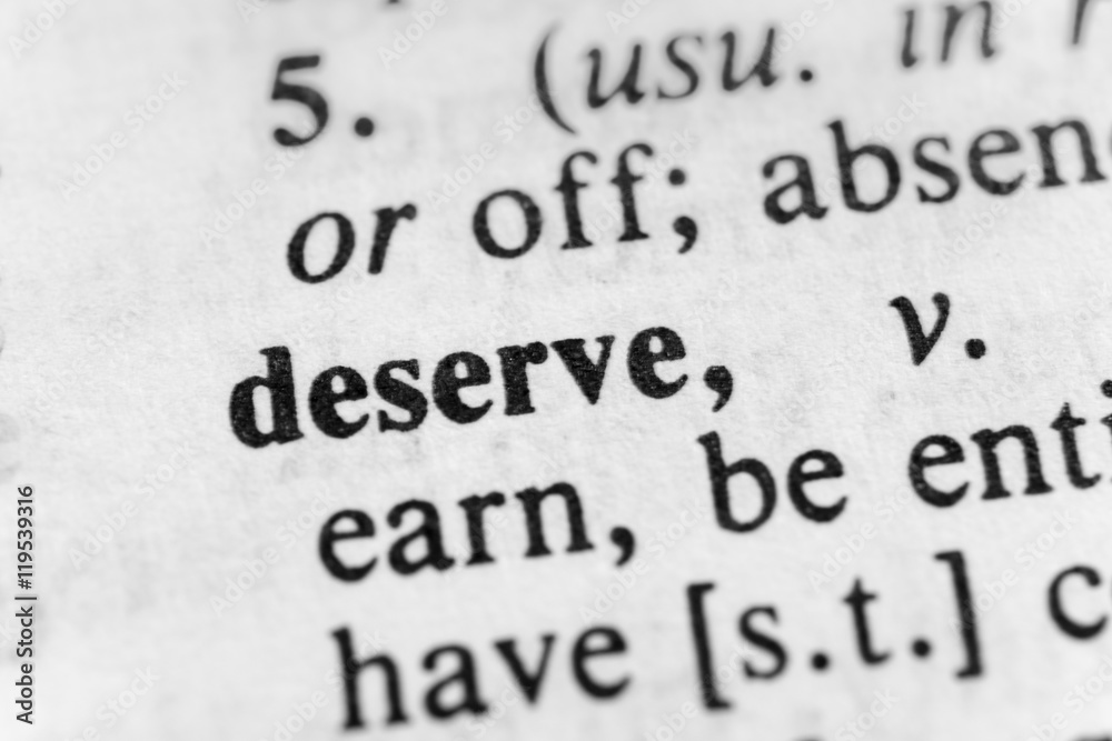 Deserve Deserve