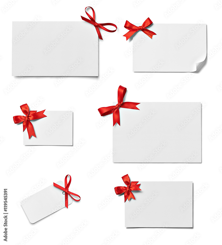 ribbon bow card note chirstmas celebration greeting ribbon bow card note chirstmas celebration greeting