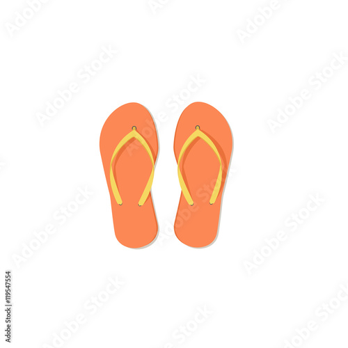 flip flops isolated icon