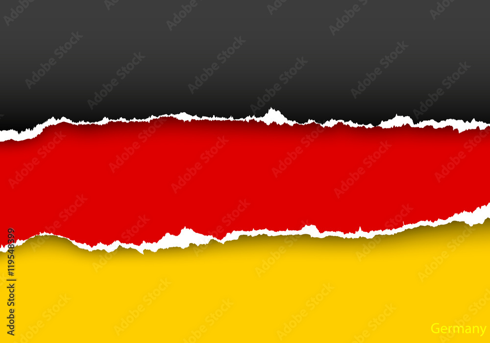 design flag germany from torn papers with shadows design flag germany from torn papers with shadows