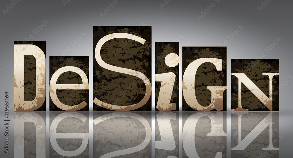 Design concept on grey vector illustration template for advertising Design concept on grey vector illustration template for advertising