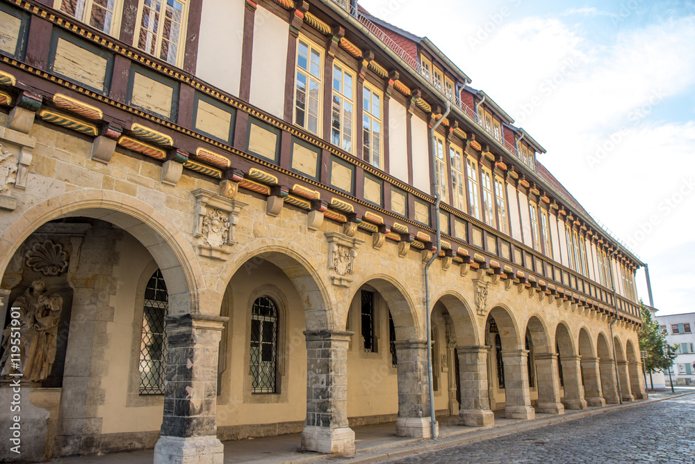 Historische Altstadt Fachwerk mit Bögen