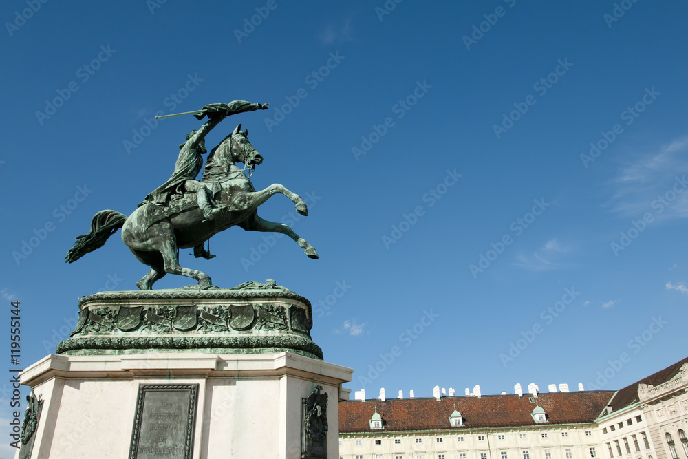 Statue of Archduke Charles - Vienna - Austria