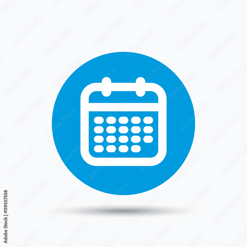Calendar icon. Events reminder sign. Calendar icon. Events reminder sign.