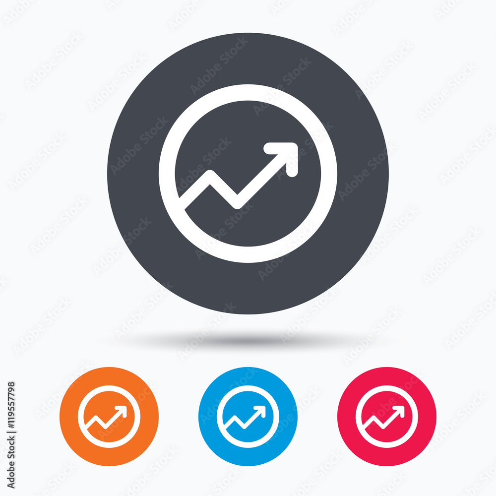 Graph icon. Business analytics chart sign. Graph icon. Business analytics chart sign.