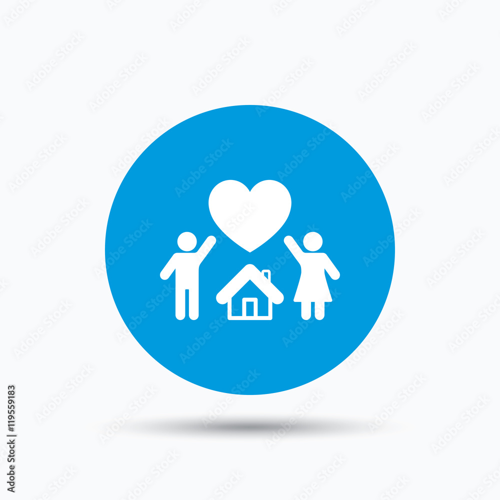 Family icon. Father, mother and child sign. Family icon. Father, mother and child sign.