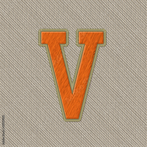 Embroidery Patch Alphabet
