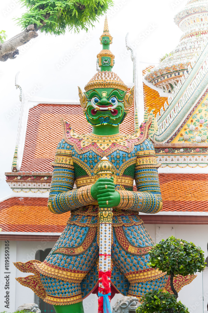 Buddhist Temple Sculptures,Giant of Arun Temple Bangkok Thailand, Amazing Thailand Buddhist Temple Sculptures,Giant of Arun Temple Bangkok Thailand, Amazing Thailand