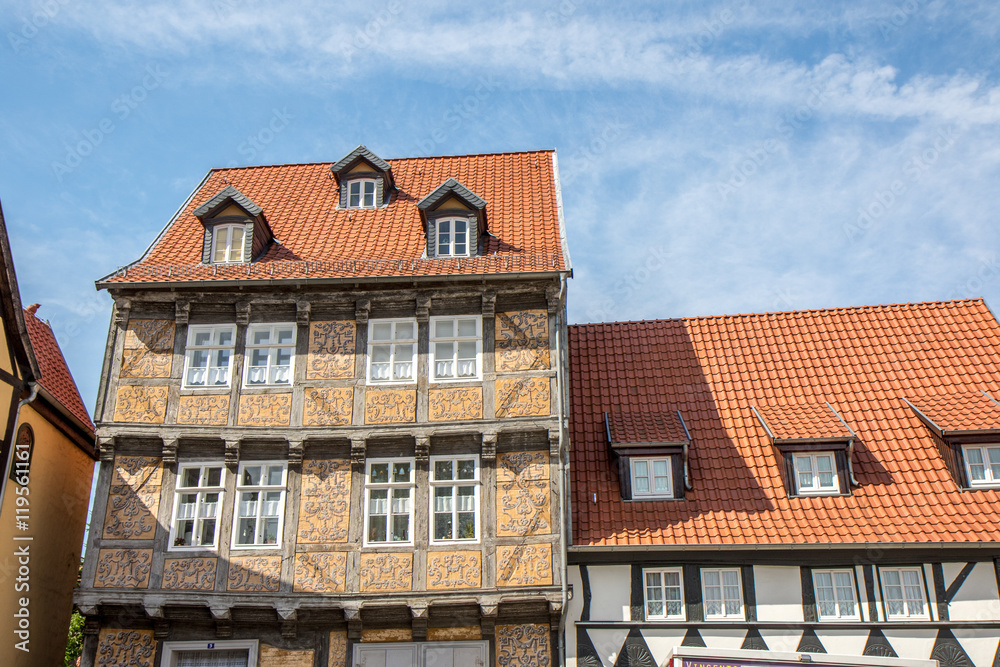 Historischer Stadtkern, Fachwerk Häuser