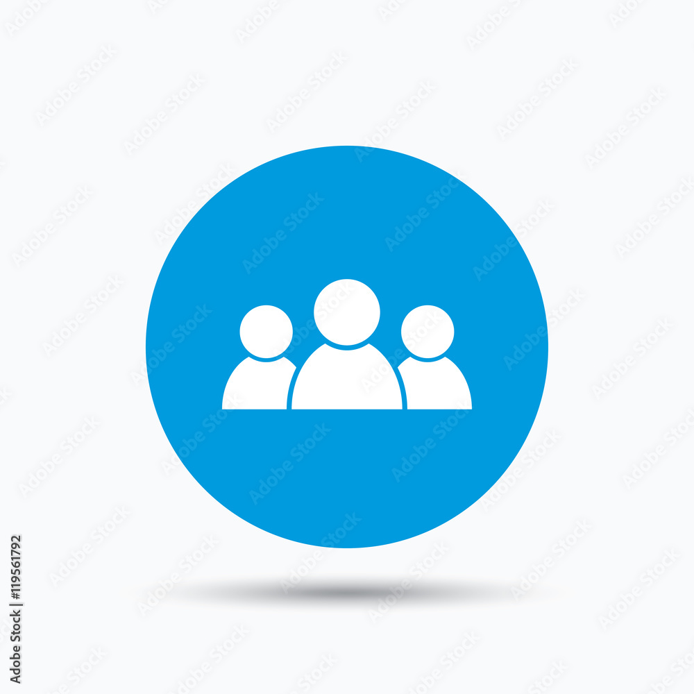 People icon. Group of humans sign. People icon. Group of humans sign.