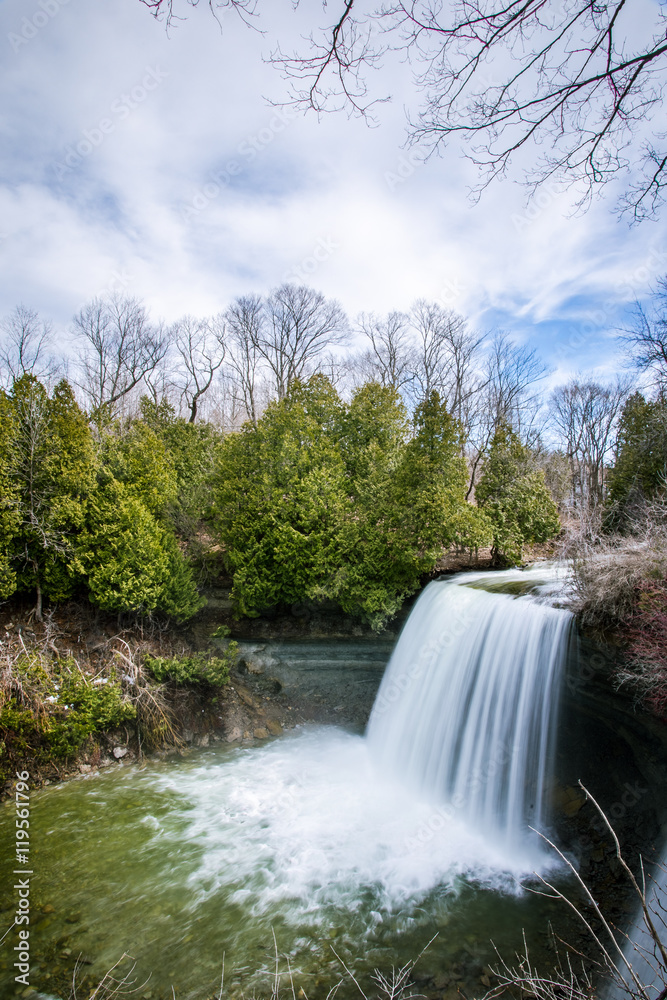 Fototapeta premium Bridal Falls at Manitoulin Island, Ontario, Canada