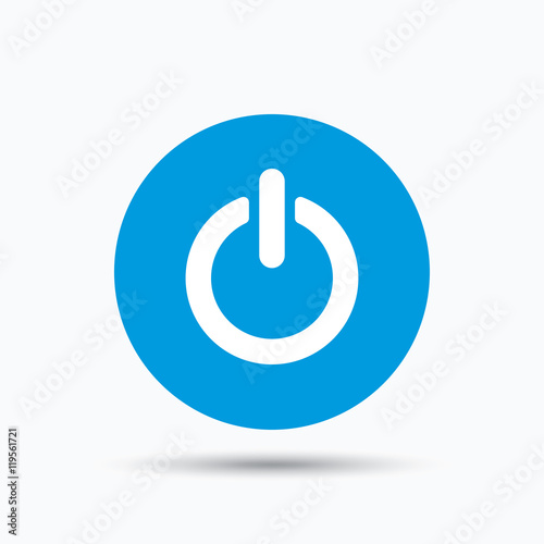 On, off power icon. Energy switch sign.