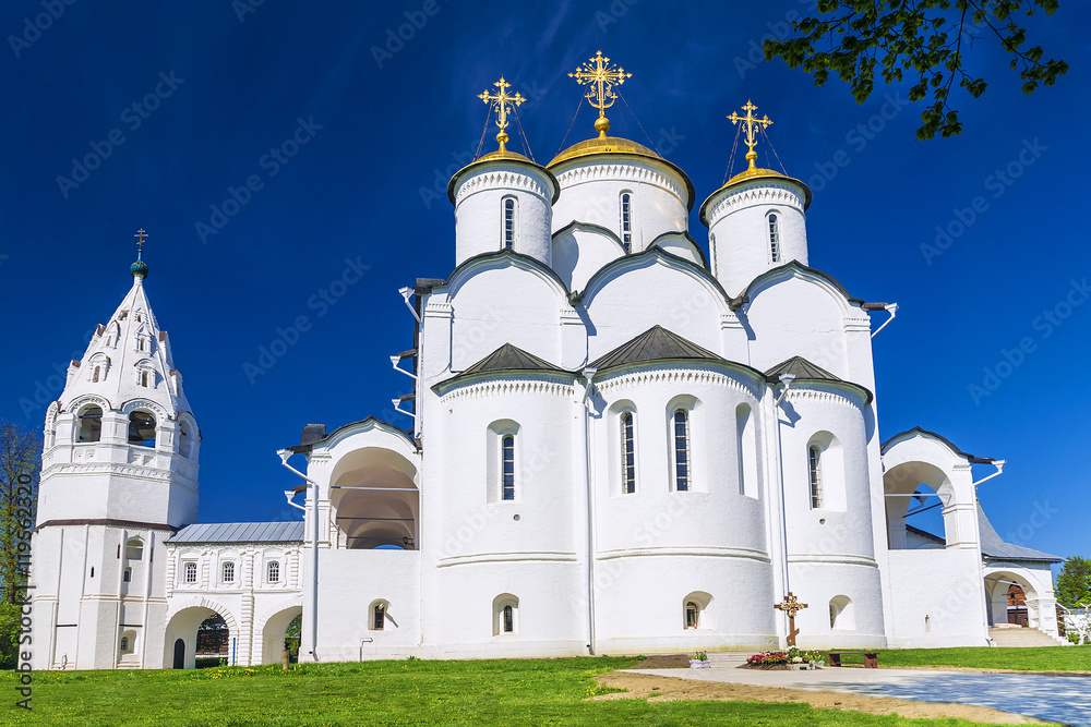 holy Pokrovsky monastery in Suzdal, Golden Ring of Russia
