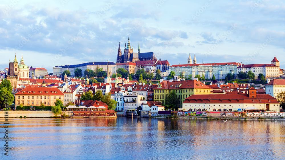 panorama of Prague, Czech Republic panorama of Prague, Czech Republic