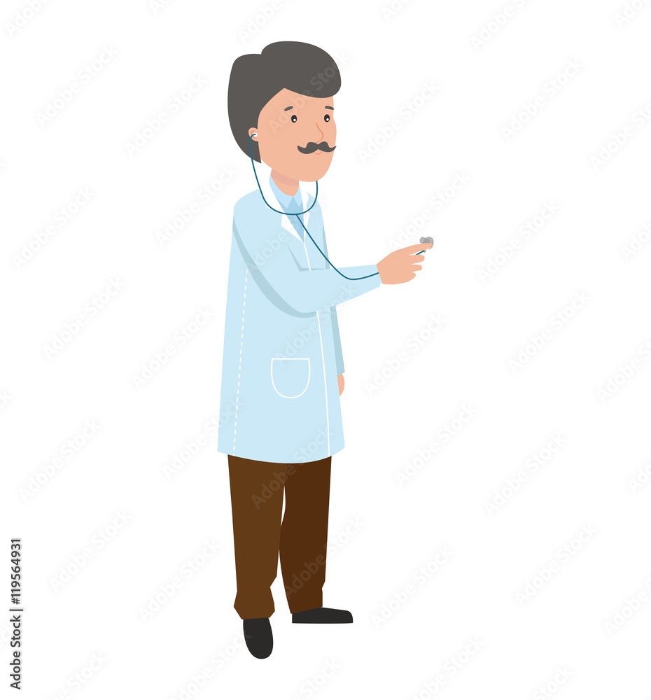 Doctor cartoon vector illustration Doctor cartoon vector illustration