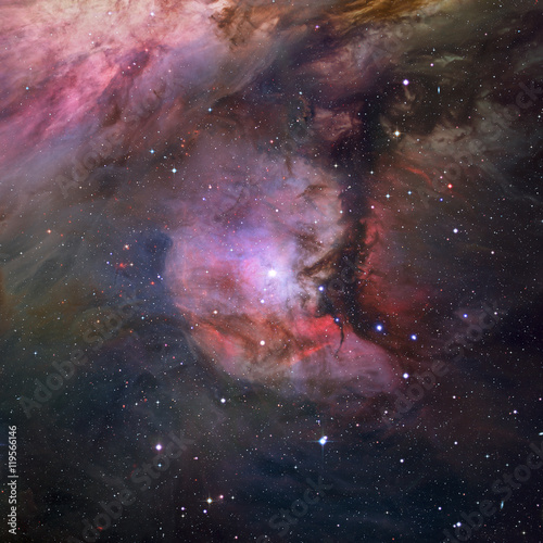 Stars nebula in space.