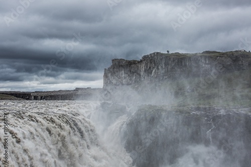 Dettifoss waterfall, Europe's most powerful waterfall, Iceland.