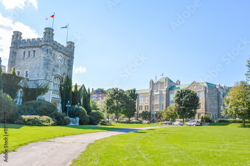 Selwyn House School and Westmount City Hall in Montreal downtown photo