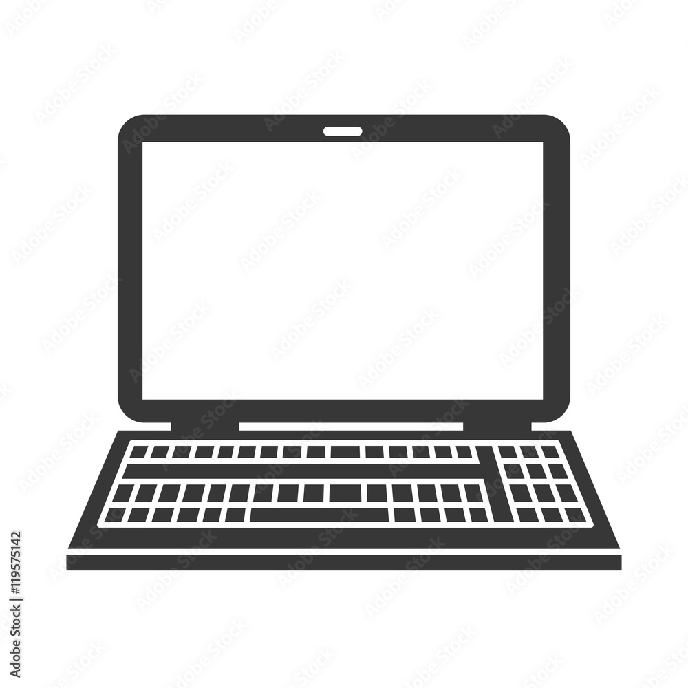 computer pc desk isolated vector illustration esp 10 computer pc desk isolated vector illustration esp 10
