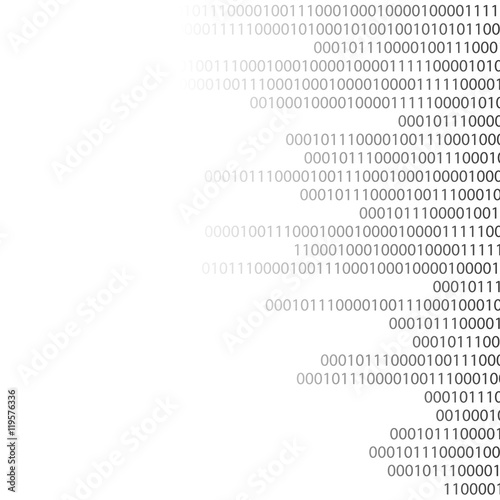 Abstract binary code background , Vector