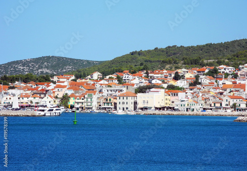 The city Vodice on the Adriatic coast.