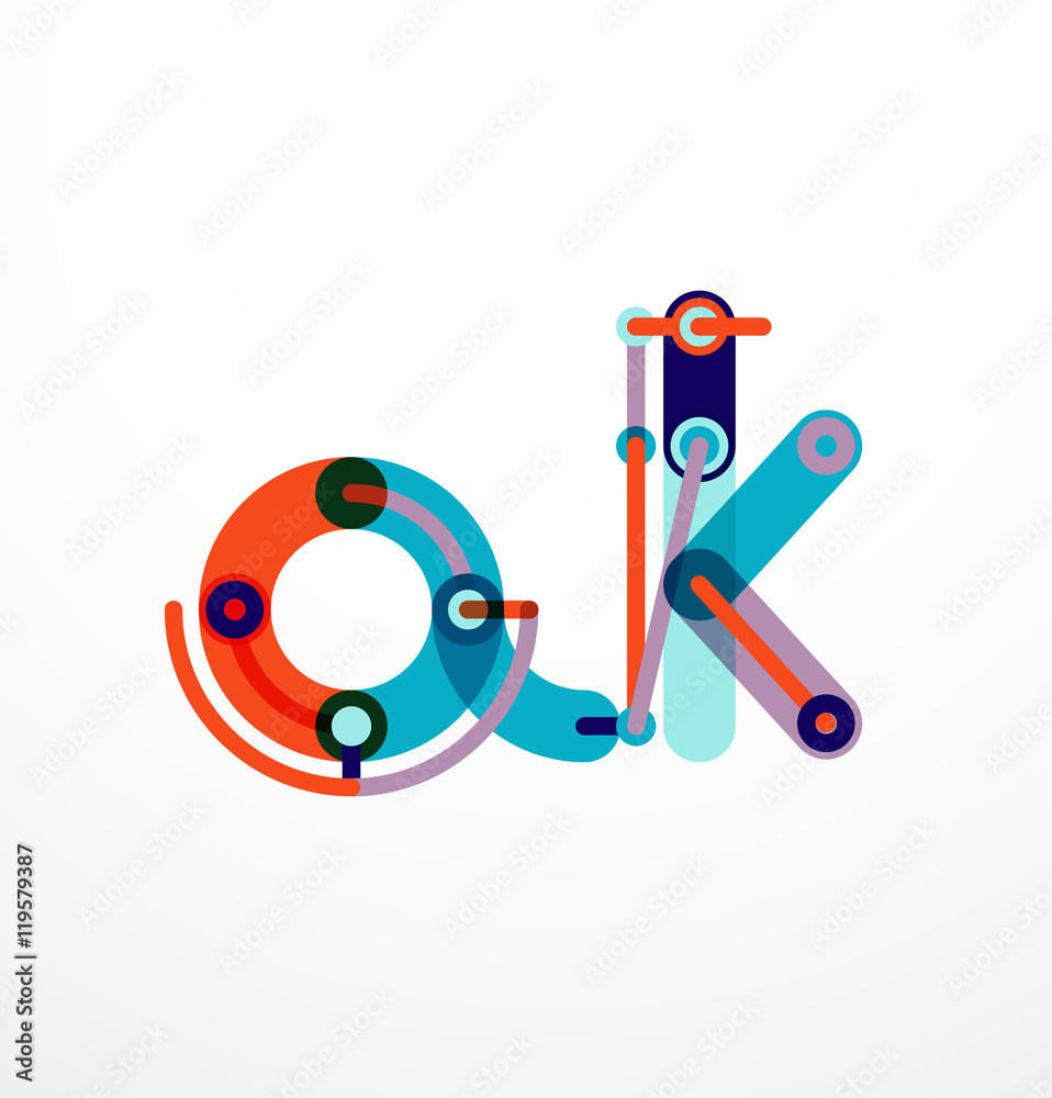 Obraz premium Vector letter logo