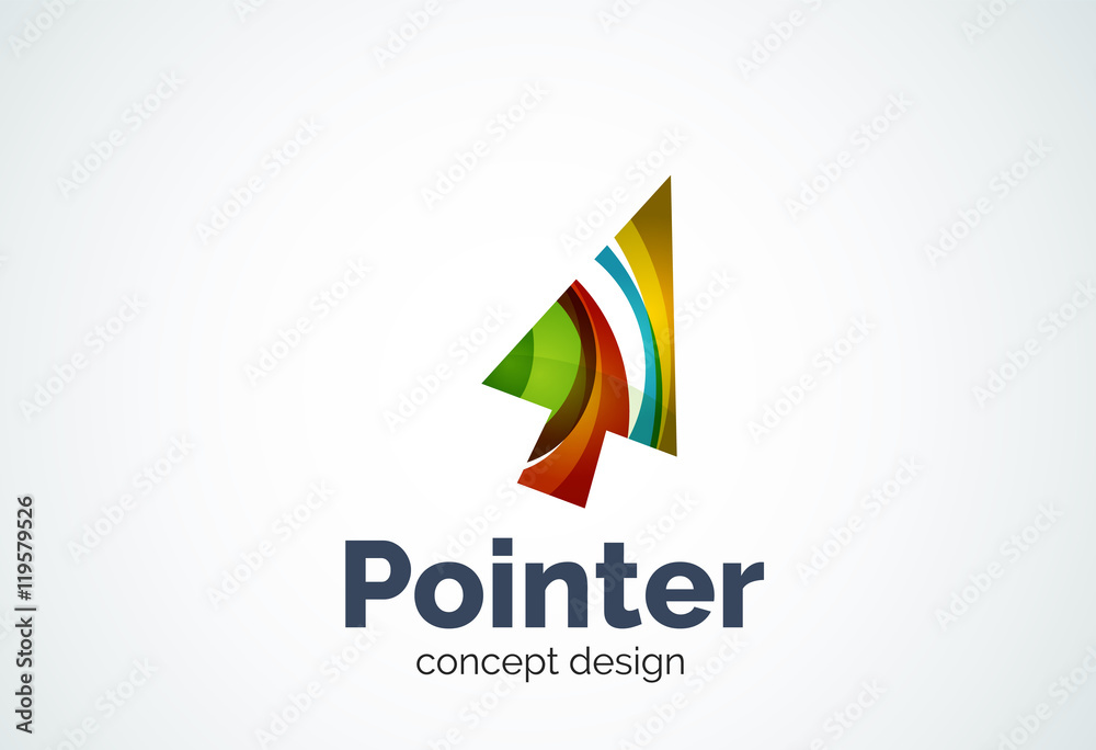 Cursor logo template, mouse pointer and arrow concept Cursor logo template, mouse pointer and arrow concept
