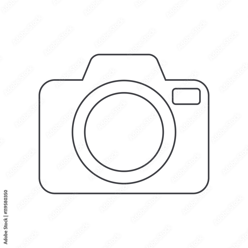 vector grey transparent icon of camera isolated on white vector grey transparent icon of camera isolated on white