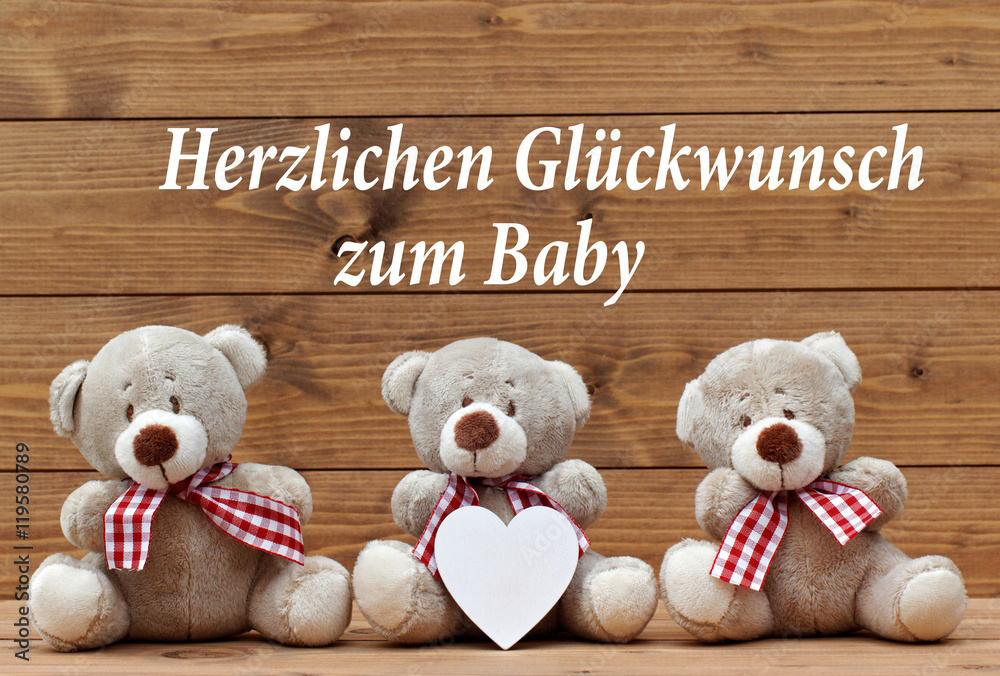 Herzlichen Glückwunsch zum Baby Stock Photo Adobe Stock