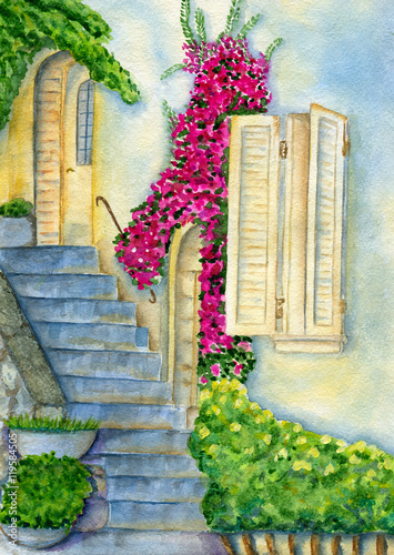 Wall of old house