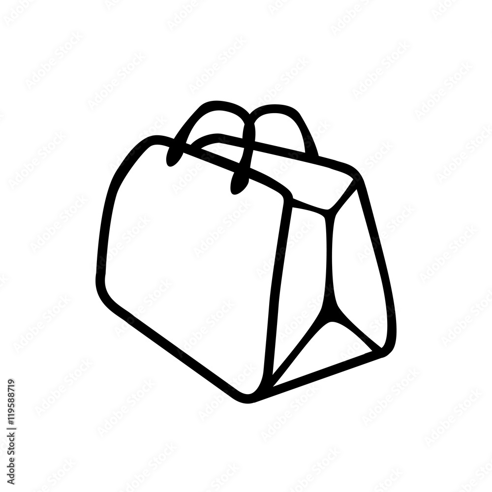 Shopping bag icon. Vector Shopping bag icon. Vector