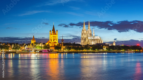 Cologne panorama city skyline, Germany