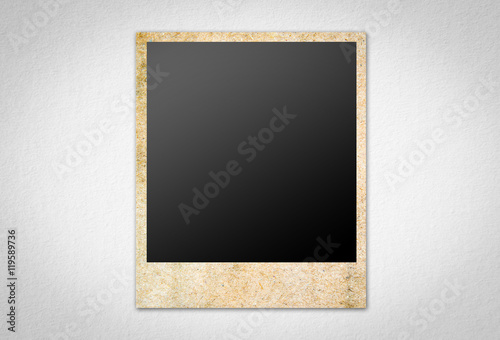 photo frames on paper background