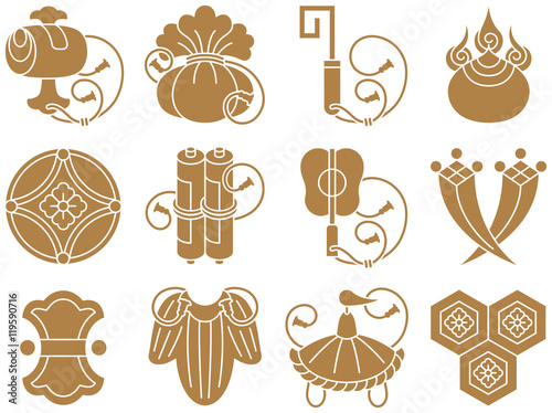 宝尽くし　宝物　日本