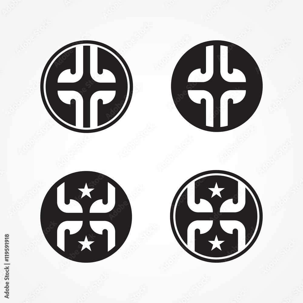 Circle Abstract Logo Circle Abstract Logo