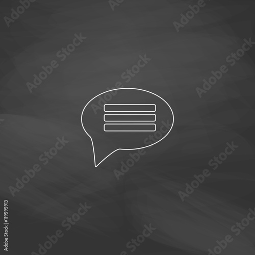Chat computer symbol