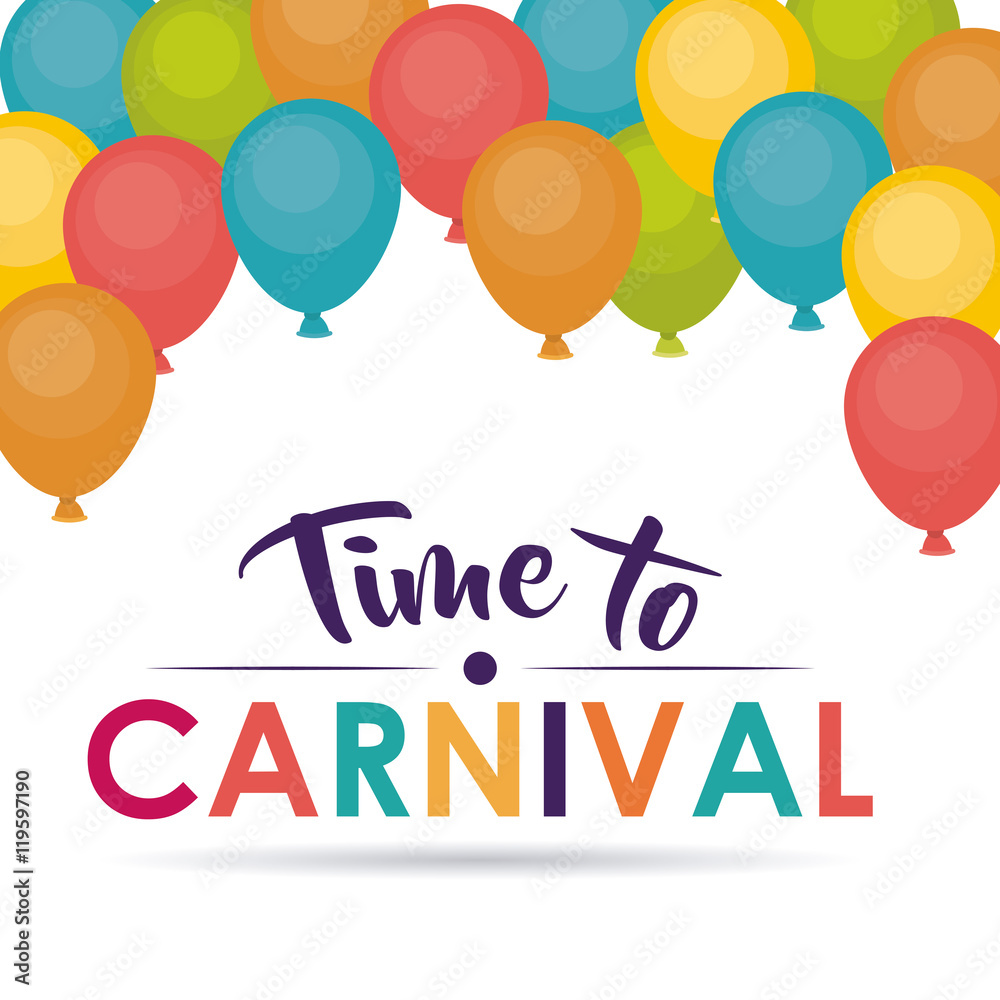 balloons carnival festival circus fair celebration icon. Colorful design. Vector illustration balloons carnival festival circus fair celebration icon. Colorful design. Vector illustration