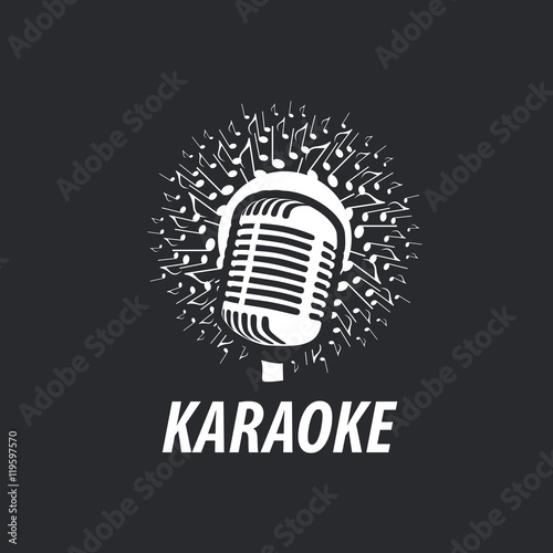 vector logo karaoke