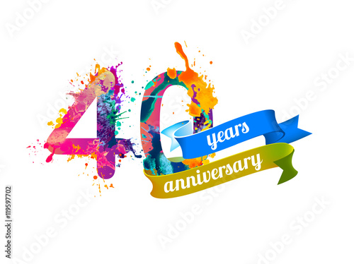 40 (forty) years anniversary