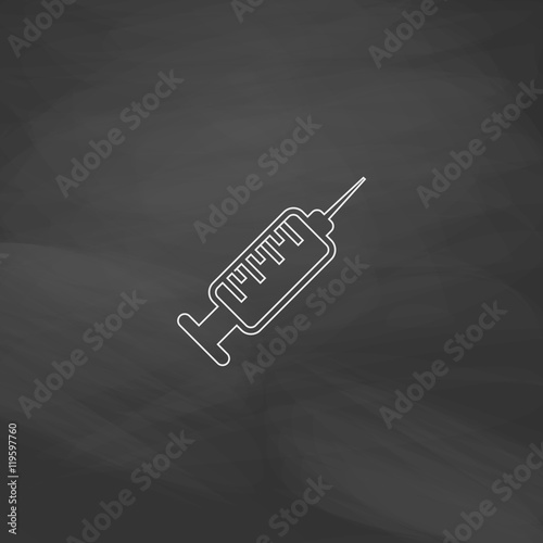 hypodermic computer symbol
