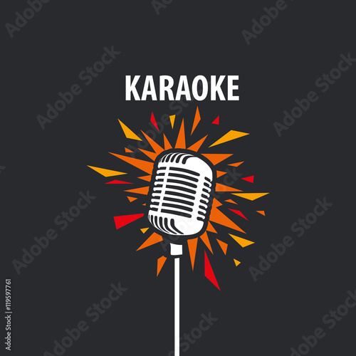 vector logo karaoke